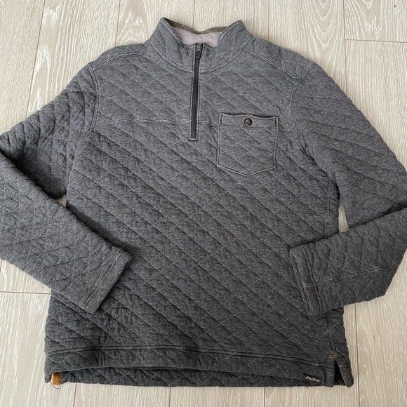 Eddie Bauer comfy quilted sweater size medium - Picture 1 of 7